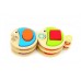 Wooden Fish with Shape Block Puzzle